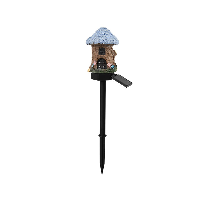 Solar Fairy-Tale Mushroom Cottage Garden Light-YH