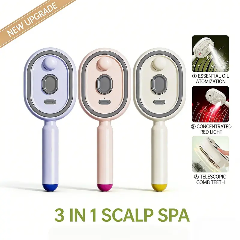 🔥Day Sale 50% OFF🔥Electric Spray Air Cushion Massage Comb-YH