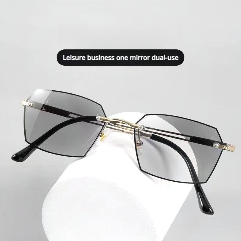 Frameless Progressive Smart Vision Glasses – Multi-Focus Clarity with Blue Light Protection