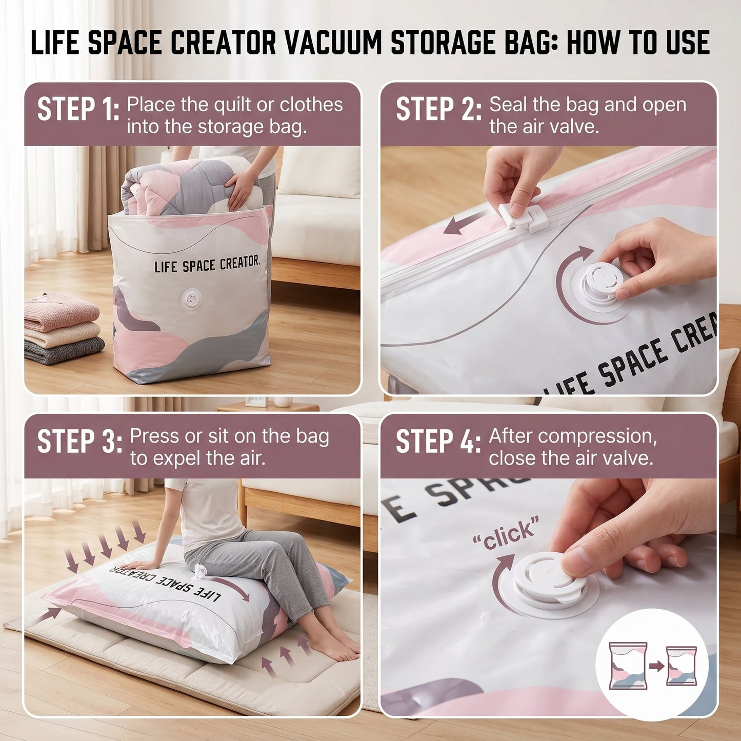 📦 Large-Capacity Vacuum Bags – No Pump Needed! 💨✨-YH