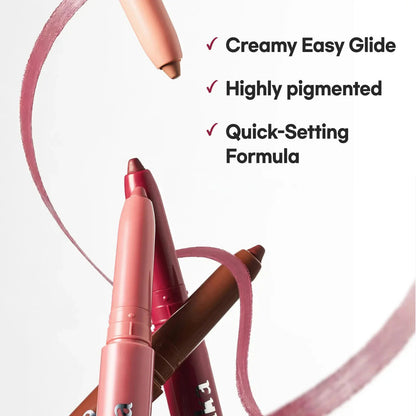 Easy Glide Lip Liner — Creamy, Blendable Color with Smooth Application-YH