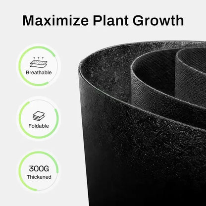 🌱 5-Pack 5 Gallon Grow Bags – Heavy Duty Aeration Fabric Pots with Handles for Vegetables, Flowers & Fruits 🪴-YH