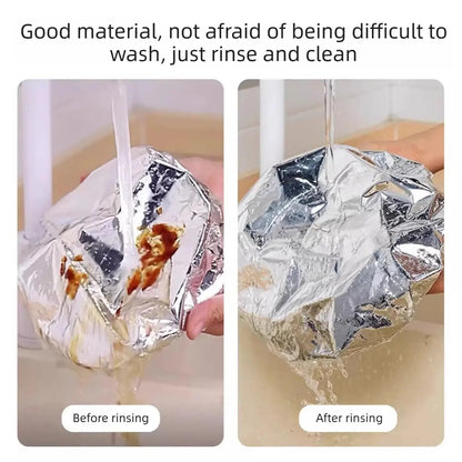 Food Container Aluminum Foil Heat-Retaining Cover(50 Pcs)-YH