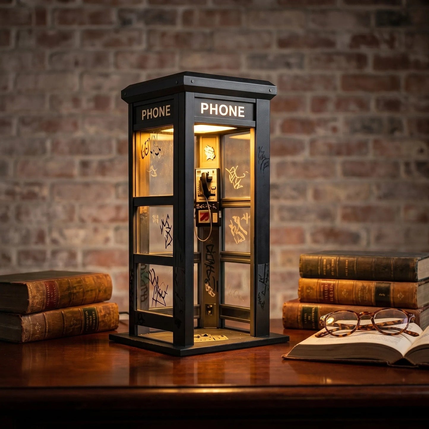 ✨Vintage Phone Booth Ambient Lamp-YH
