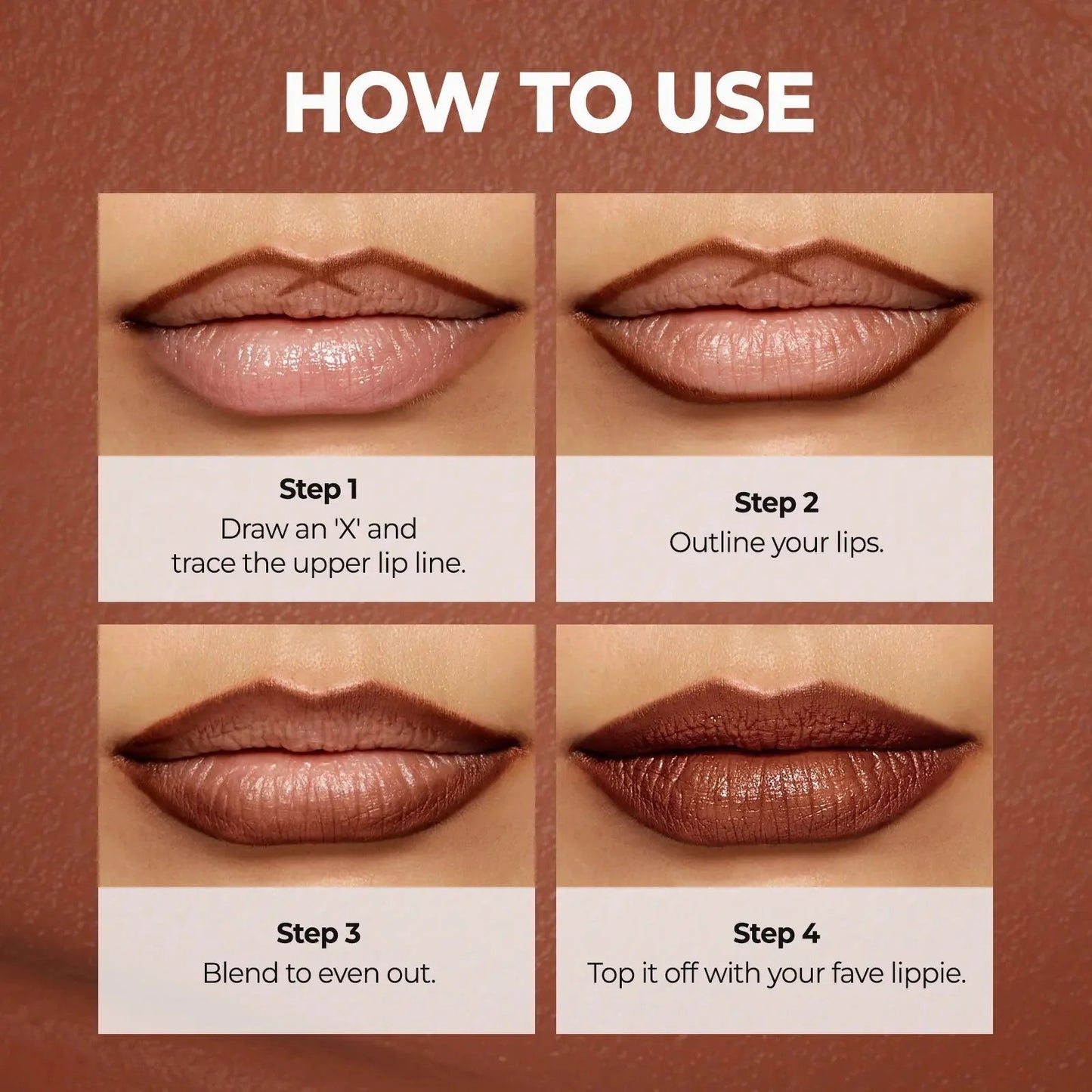 Easy Glide Lip Liner — Creamy, Blendable Color with Smooth Application-YH