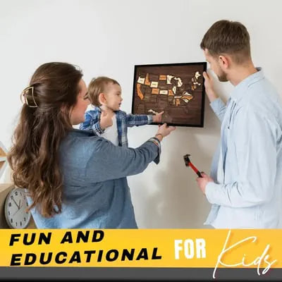 🔥Last Day 49% OFF -🇺🇸 Wooden USA Travel Map Puzzle🧩A Stylish Way to Track Your Journey-YH