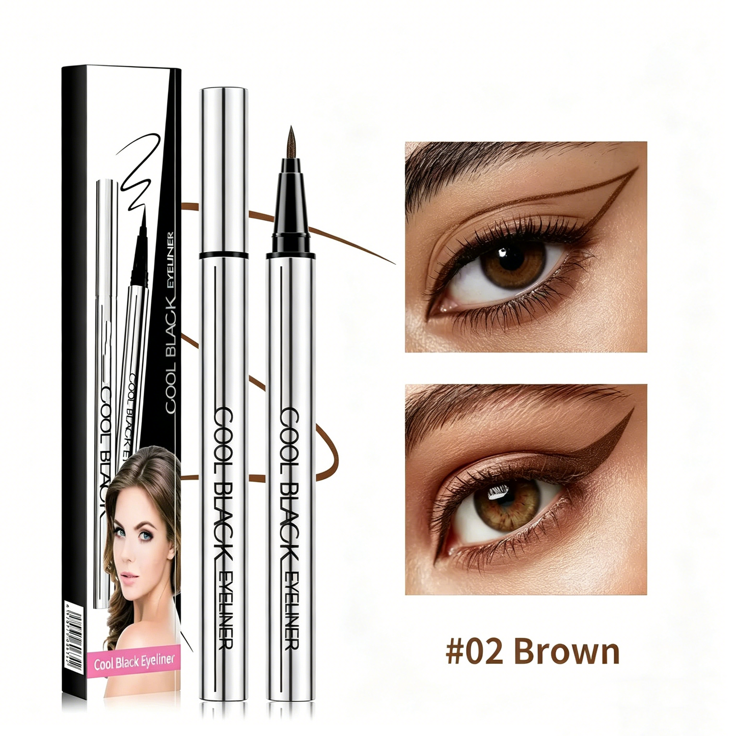 ✨ Waterproof Smudge-Proof Eyeliner – 24HR Intense Black Precision! ✨-YH