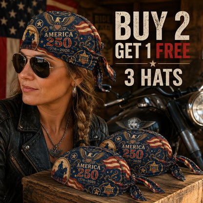 America 250 Cycling Pirate Hat / Biker Headwrap-YH