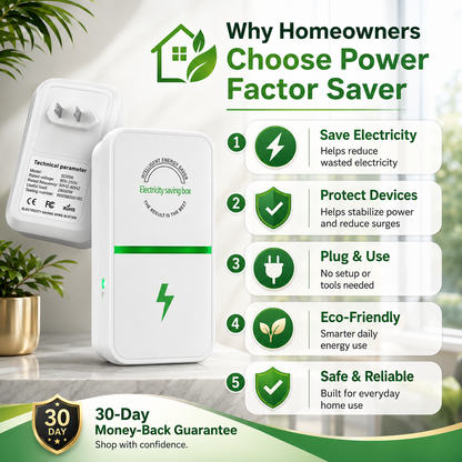 ⚡ Power Factor Saver – Cut bills & protect devices-YH