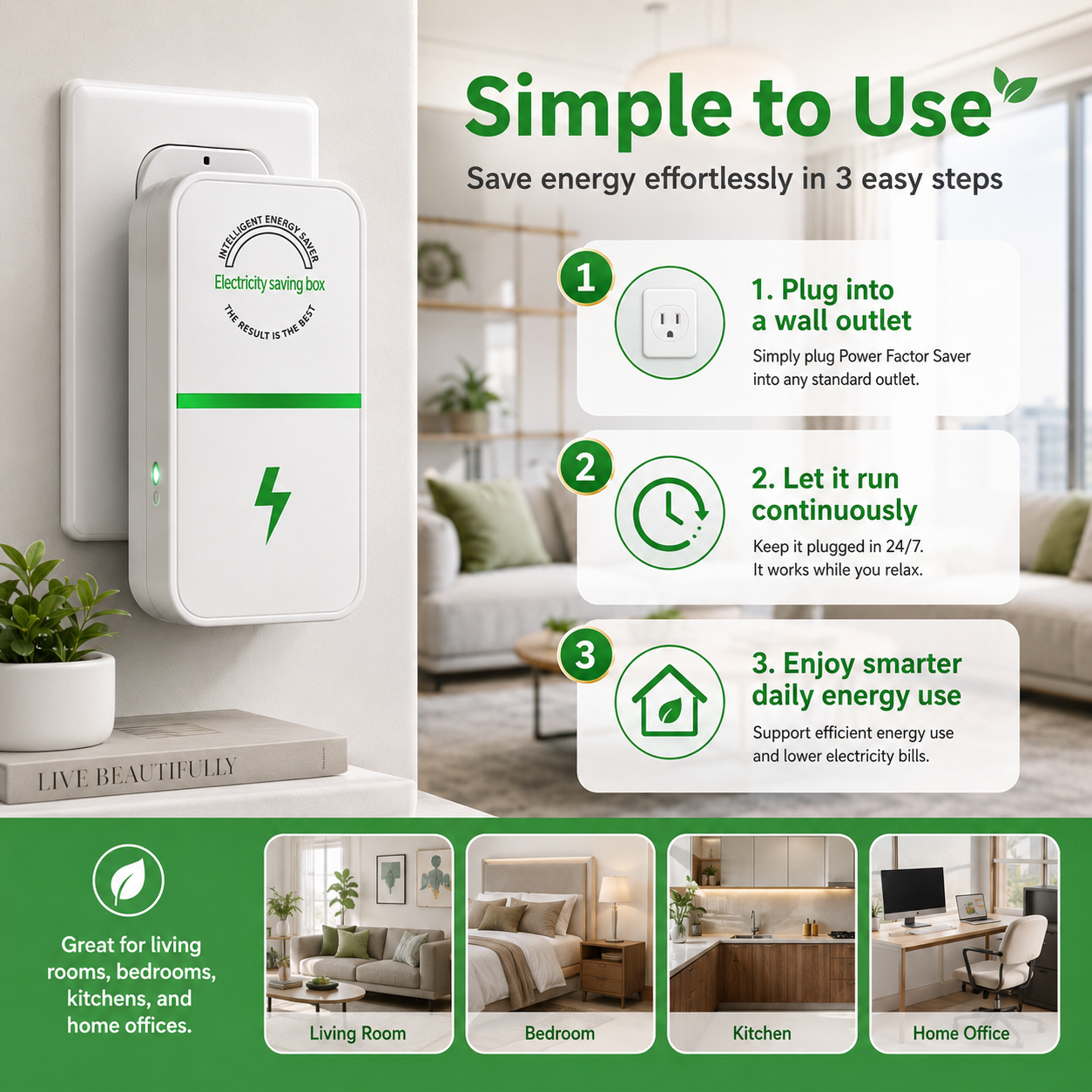 ⚡ Power Factor Saver – Cut bills & protect devices-YH