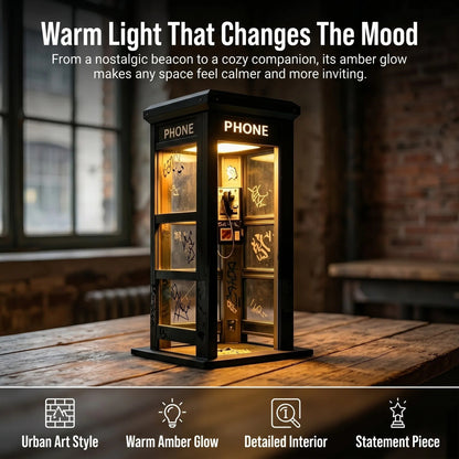 ✨Vintage Phone Booth Ambient Lamp-YH