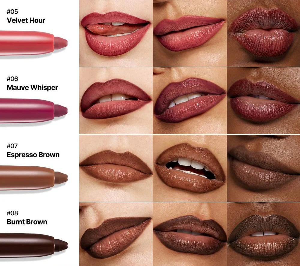 Easy Glide Lip Liner — Creamy, Blendable Color with Smooth Application-YH