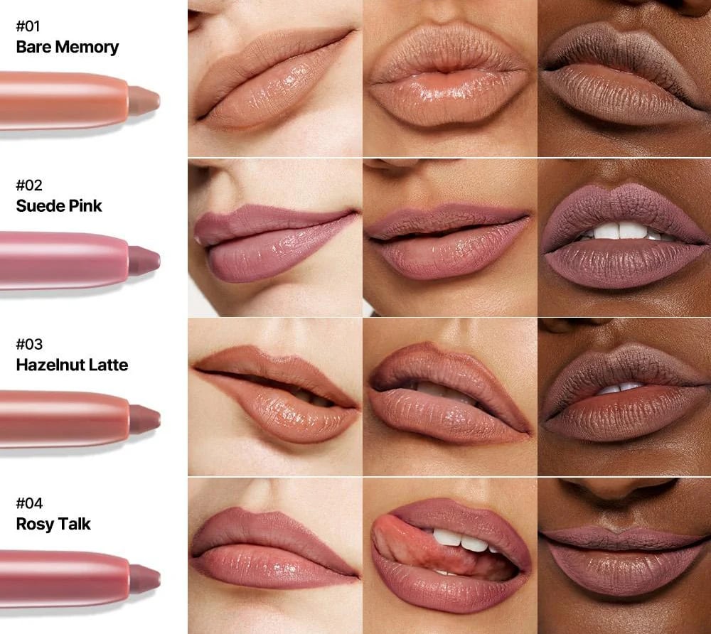 Easy Glide Lip Liner — Creamy, Blendable Color with Smooth Application-YH