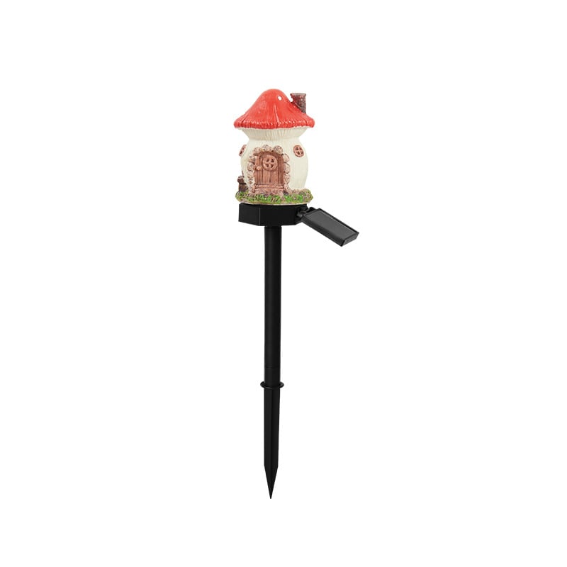Solar Fairy-Tale Mushroom Cottage Garden Light-YH
