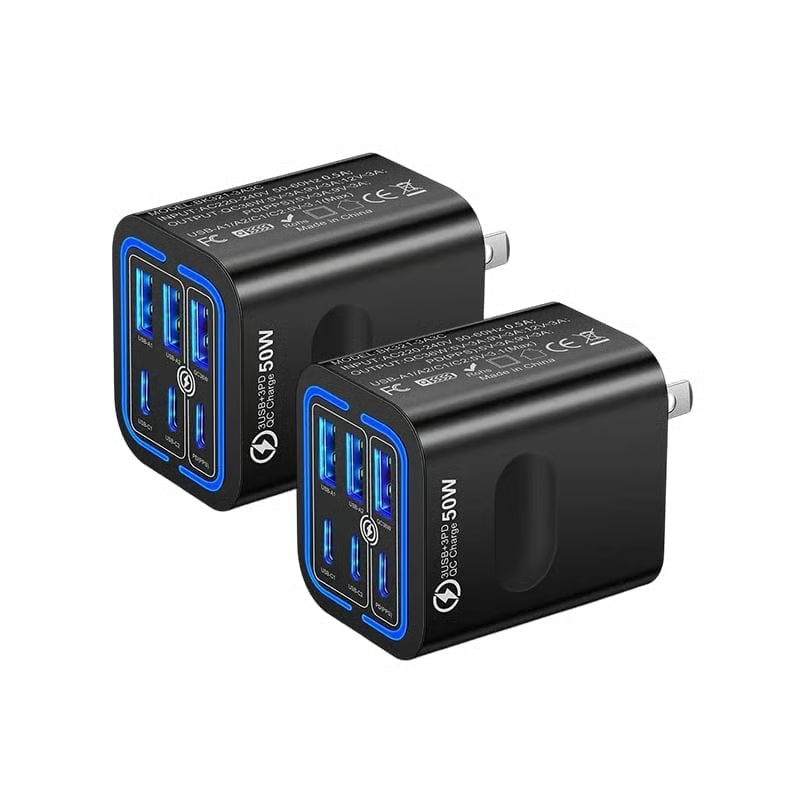 US Plug-Black*2